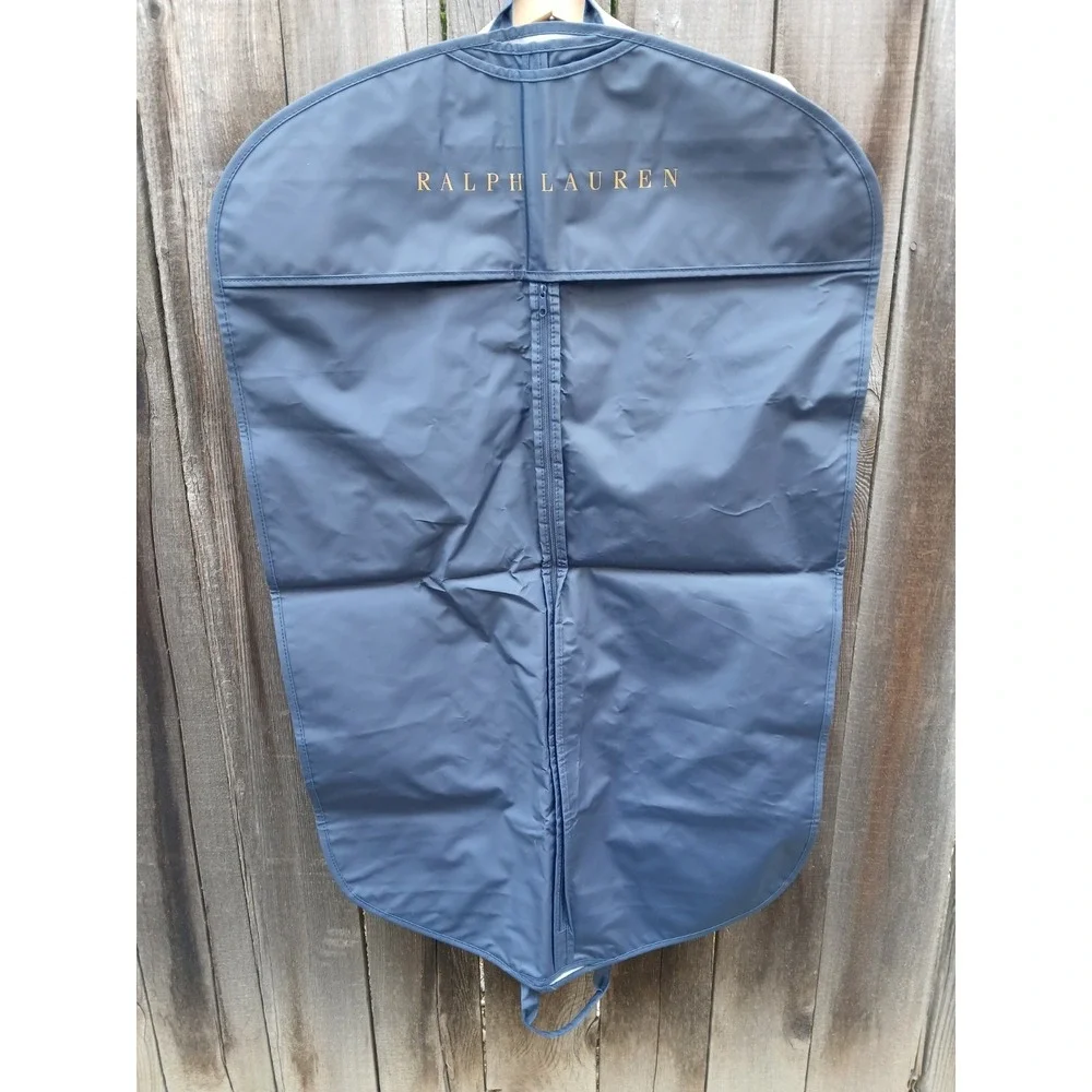 Ralph Lauren Dark Blue Garment Bag Hanging Travel Suit Cover 24